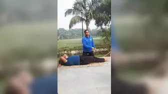 #outdoor #workout #fitness #abs workout #stretching