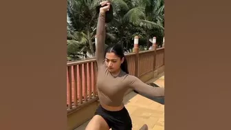 yoga Rashmika Mandanna