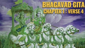 Bhagavad Gita | Chapter 1:Verse 4 | Arjuna Visada Yoga | In Hindi & English with Meaning |