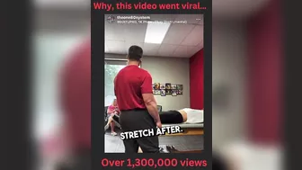 Over 1,300,000 views of this reel that debunks the belief that stretching is beneficial