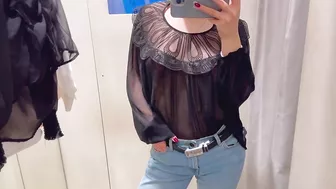 [4K] Transparent Haul | Zara Try on Haul