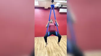 #aerial #yoga #aerialyoga #viral #trending #youtubeshorts