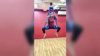 #aerial #yoga #aerialyoga #viral #trending #youtubeshorts