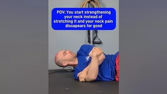 strengthen your neck instead of stretching it