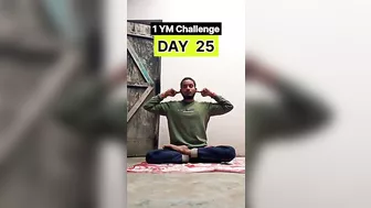 DAY 25 Challenge | Abhisefit #shorts #viralshorts #ytshorts #yoga