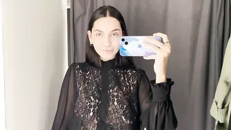 Try-on Haul (Transparent shirt) with KIRA