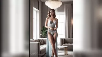 Virtual Model Showcases Elegant Lingerie: An Intimate Fashion Haul