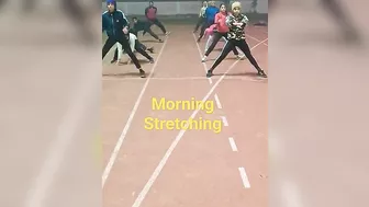 Morning stretching #reels #youtube #army #sports #youtubeshorts #athletics #fitness #runnning #art