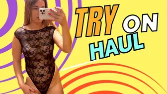 See-Through Try On Haul |Transparent Lingerie and Cloths | Try-On Haul At The Mall