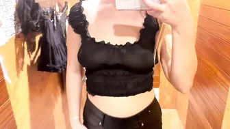 See-Through Try On Haul |Transparent Lingerie and Cloths | Try-On Haul At The Mall