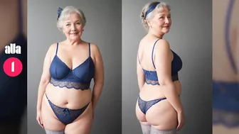 Natural Older Woman Attractively Dressed ???? Beauty Lingerie Collection by aVa ► 16