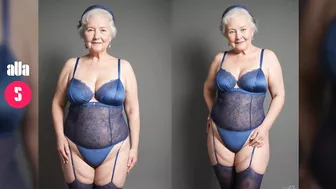 Natural Older Woman Attractively Dressed ???? Beauty Lingerie Collection by aVa ► 16