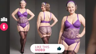 Natural Older Woman Attractively Dressed ???? Beauty Lingerie Collection by aVa ► 16