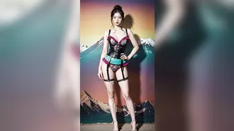 AI LOOK BOOK [Maligne Valley_Bustier-inspired lingerie 1] 멀린 밸리_뷔스티에에서 영감을 받은 란제리 1 룩북 ^^