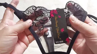 Sexy G-string See Through knots Lingerie Thong Panty Haul/Review from Lazada #79 #haul