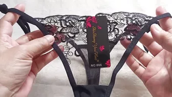 Sexy G-string See Through knots Lingerie Thong Panty Haul/Review from Lazada #79 #haul