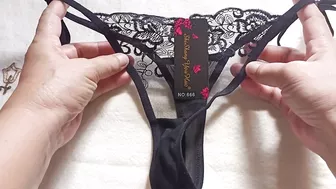 Sexy G-string See Through knots Lingerie Thong Panty Haul/Review from Lazada #79 #haul