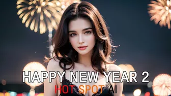 AI Art Lookbook 4K | Happy New Year 2 | Lingerie Fashion Show | AI Beauty Girl | AI 룩북 실사 그림