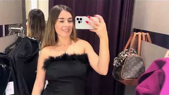 Trying Cloths At Mall | Trying Evening Dresses Skirt Romper Try On Haul