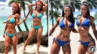 Muscle ladies in bikinis Vol.2 - A.I. Models looking sensational