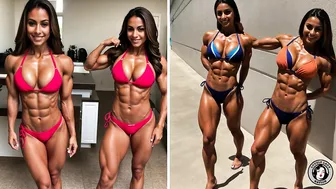 Muscle ladies in bikinis Vol.2 - A.I. Models looking sensational