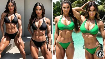 Muscle ladies in bikinis Vol.2 - A.I. Models looking sensational