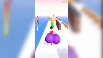 twerk race 3d games level 2 #shorts#viral #youtubeshorts