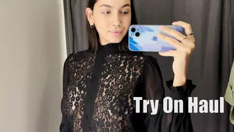 See-Through Try On Haul