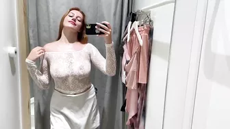 [4K] See through Clothes Try-on Haul | Transparent Try-on with Katy