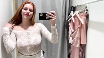 [4K] See through Clothes Try-on Haul | Transparent Try-on with Katy