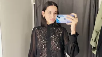 Try-on Haul (Transparent shirt)