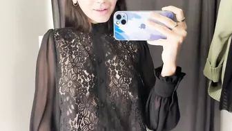 Try-on Haul (Transparent shirt)