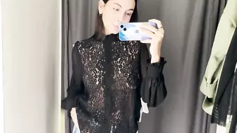 Try-on Haul (Transparent shirt)