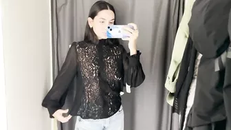 Try-on Haul (Transparent shirt)