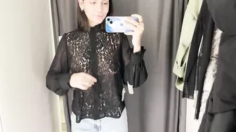 Try-on Haul (Transparent shirt)