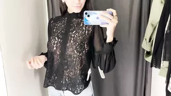 Try-on Haul (Transparent shirt)