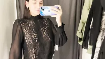 Try-on Haul (Transparent shirt)