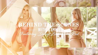 Dare to Bloom: Behind the Scenes with Temmii in Sexy Daisy Lingerie