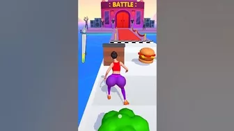 Girl run for twerk Battle ????‍♀️ #shorts #gaming