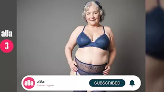 Natural Older Woman Attractively Dressed ???? Beauty Lingerie Collection by aVa ► 34