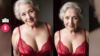 Natural Older Woman Attractively Dressed ???? Beauty Lingerie Collection by aVa ► 34