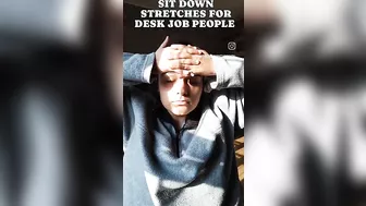 Do the stretch.. #deskjob #stretching #deskyoga #yoga #selfcare