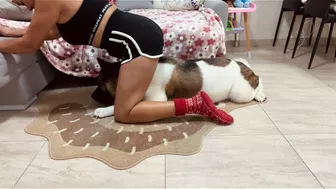 The Funniest Yoga Session Ever with an Unexpected Dog Twist p2