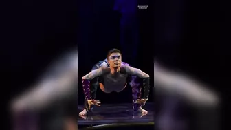 Being a #contortionist is more than being #flexible. Some have 5 workouts a day. #cirquedusoleil