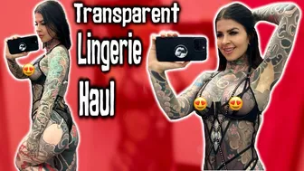 Transparent Lingerie ???? Dressing Room Try On Haul