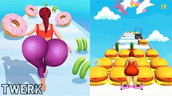 Twerk Race 3d walkthrough levels Roblox twerk Race noob vs pro vs hacker (iOS, android mobile game)