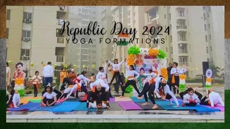 Republic Day 2024- Yoga Formations