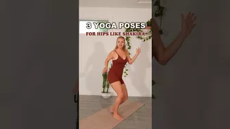 3 Yoga poses to open the hips just like Shakira baby! ???????? #yoga #shakira #dance #youtubeshorts