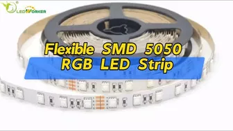 Flexible SMD 5050 RGB LED Strip