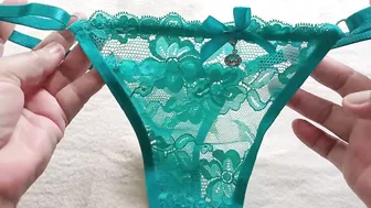 Sexy See Through Lace Lingerie Bikini Thong Panty Haul and Review from Lazada # 82 #hauling